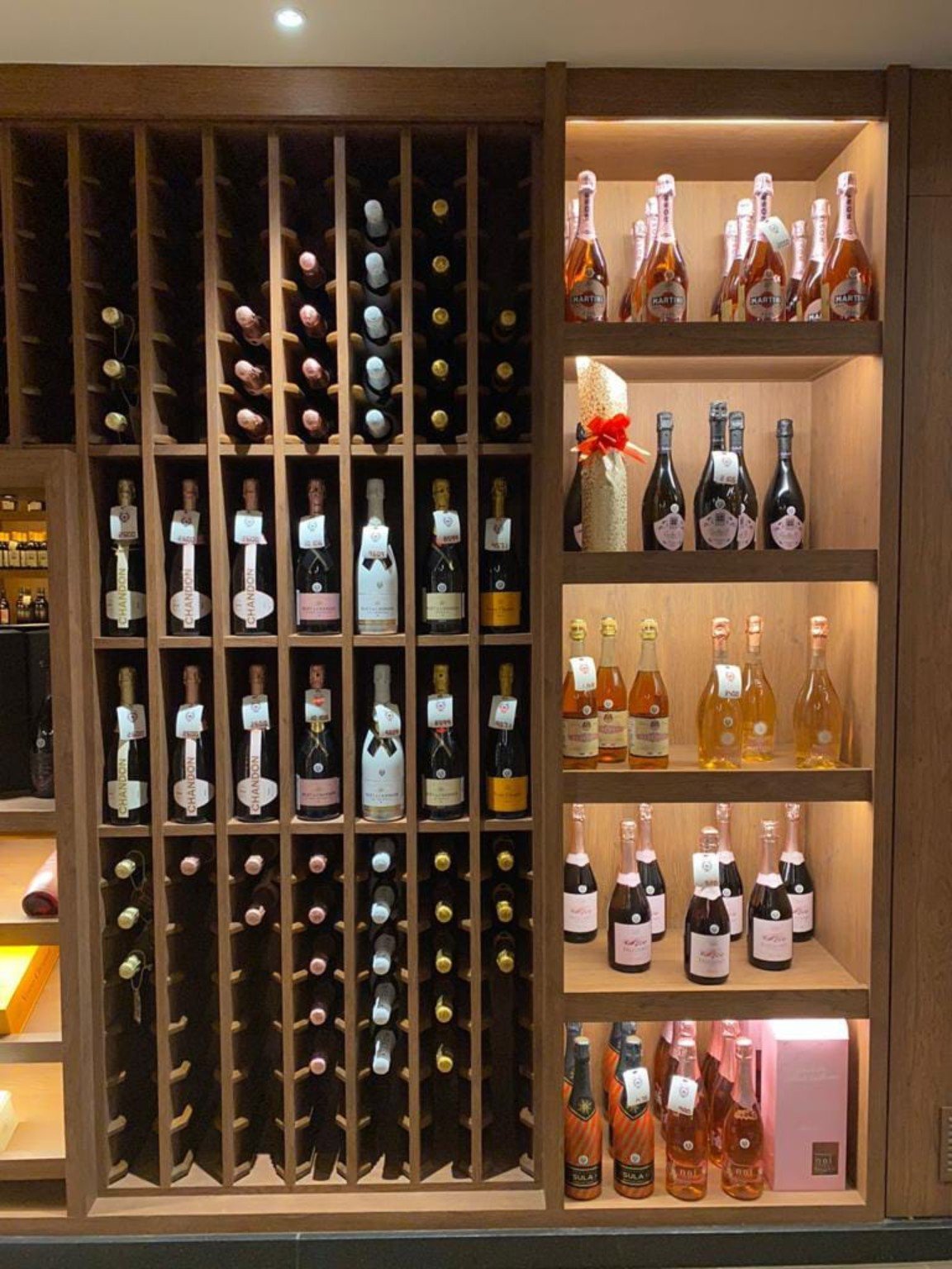 A glimpse of the real World of Wines store in Goa